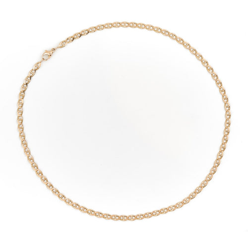 Collier Collier maille marine en or jaune 18 carats 58 Facettes 1641588CN