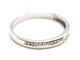 Bague 54 Bague demi-alliance en or blanc 18 carats et diamants 58 Facettes 1650248CN