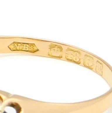 Bague 59.5 Nathan Brothers - Bague en or jaune 18 carats saphirs et diamants 58 Facettes 558EE3F8A59C425D8B94B2A13F4157ED