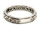 Bague 59 Alliance - Bague en or blanc 18 carats et diamants 58 Facettes 1653945CN