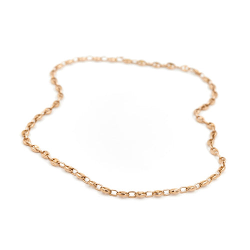 Collier Collier maille grain de café en or jaune 18 carats 58 Facettes 1660472CN