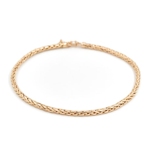 Collier Collier maille palmier en or jaune 18 carats 58 Facettes 1668018CN