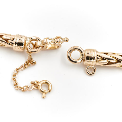 Collier Collier maille palmier en or jaune 18 carats 58 Facettes 1668018CN