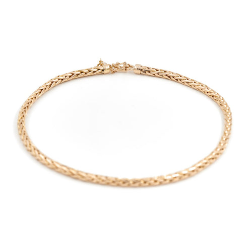 Collier Collier maille palmier en or jaune 18 carats 58 Facettes 1668018CN