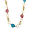 Collier Gobbi - Collier long en or jaune 18 ct avec motifs émaillés 58 Facettes 26094