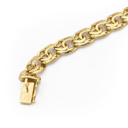 Bracelet Bracelet maille souple en or jaune 18 carats 58 Facettes 1681316CN