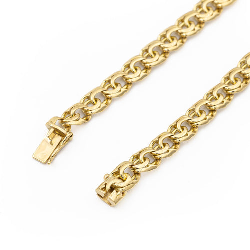 Bracelet Bracelet maille souple en or jaune 18 carats 58 Facettes 1681316CN