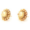 Boucles d'oreilles Boucles d’oreilles à bouton zélandaises rétro en or jaune 14 carats 58 Facettes 47CB5852467147E5B53B3FB6406A0D1F