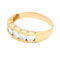 Bague 57.5 Bague rangée de diamants en or jaune 18 carats 58 Facettes 7306A6DCBECD41E4B7D608831D2D088E