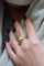 Bague 54 Bague jonc en or jaune et or blanc 18 carats sertie de diamants 58 Facettes 1692969CN