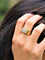 Bague 55 Bague pavée de diamants en or jaune 18 carats 58 Facettes 1696415CN