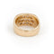 Bague 55 Bague pavée de diamants en or jaune 18 carats 58 Facettes 1696415CN