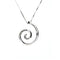 Collier Collier spirale - Pendentif en or blanc 18 kt et diamants 58 Facettes 16981