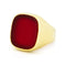Bague 58 Bague chevalière en or jaune 14 carats et cornaline 58 Facettes 4FAA163A57624921BC293247880E71C5