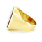 Bague 58 Bague chevalière en or jaune 14 carats et cornaline 58 Facettes 4FAA163A57624921BC293247880E71C5