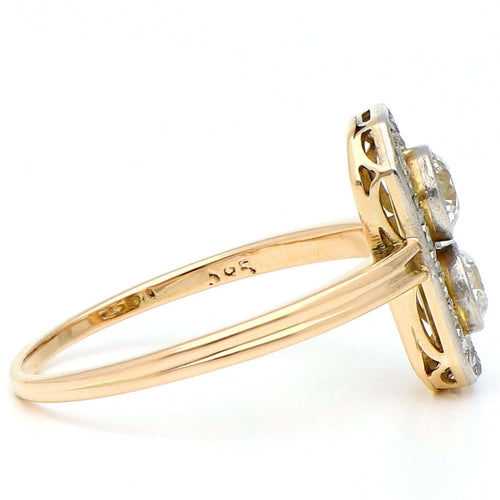 Bague 57.5 Bague Art déco en or 14 carats et diamants 58 Facettes 12AC29C6C5064A1EB8A3F674DF69D026