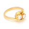 Bague 51 Bague Toi et Moi en or jaune 18 carats et diamants 58 Facettes 010788AB20E842AFA508003DE20DC709