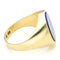 Bague 62.5 Chevalière en or jaune 14 carats avec lapis-lazuli 58 Facettes 4B372EDCD0D84803B6557321C8CDC884