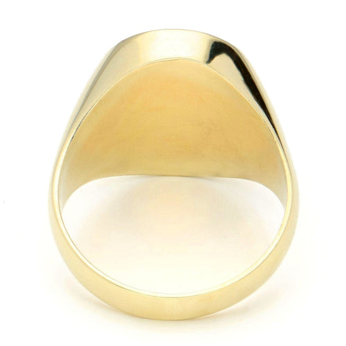 Bague 62.5 Chevalière en or jaune 14 carats avec lapis-lazuli 58 Facettes 4B372EDCD0D84803B6557321C8CDC884