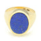 Bague 62.5 Chevalière en or jaune 14 carats avec lapis-lazuli 58 Facettes 4B372EDCD0D84803B6557321C8CDC884