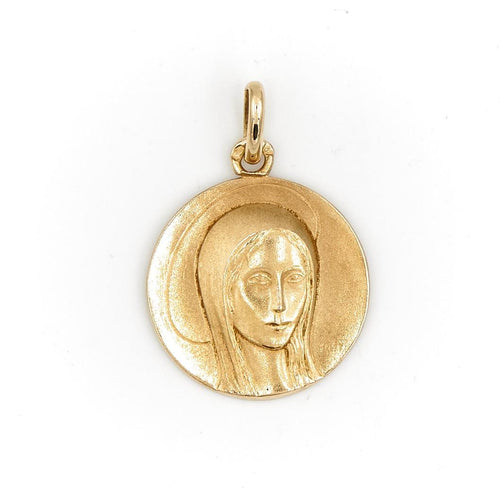 Pendentif Pendentif religieux Vierge Marie en or jaune 18 carats 58 Facettes 1718065CN