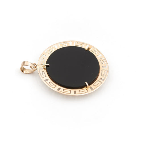 Pendentif Pendentif chinois en or jaune 18 carats avec rubis, opales et cornaline 58 Facettes 1718068CN