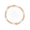 Bracelet Bracelet maille alternée 4x1 en or jaune 18 carats 58 Facettes 1718088CN