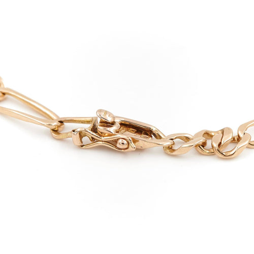 Bracelet Bracelet maille alternée 4x1 en or jaune 18 carats 58 Facettes 1718088CN