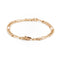 Bracelet Bracelet maille alternée 4x1 en or jaune 18 carats 58 Facettes 1718088CN