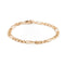 Bracelet Bracelet maille alternée 4x1 en or jaune 18 carats 58 Facettes 1718088CN