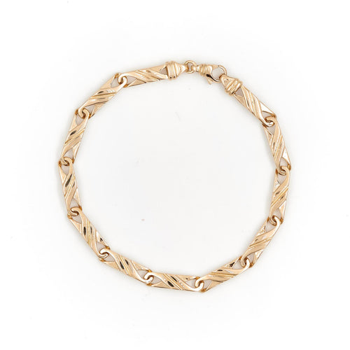 Bracelet Bracelet maille souple en or jaune 18 carats 58 Facettes 1718092CN