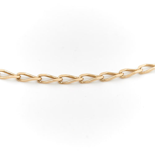 Collier Collier maille cheval en or jaune 18 carats 58 Facettes 1718094CN