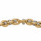 Bracelet Bracelet maille souple en or jaune et or blanc 18 carats 58 Facettes 1720322CN