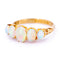 Bague 55 Bague cinq pierres en or jaune 18 carats et opales 58 Facettes 3613F170ED024DF7983473E9C4472394