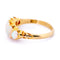 Bague 55 Bague cinq pierres en or jaune 18 carats et opales 58 Facettes 3613F170ED024DF7983473E9C4472394