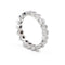 Bague 47 Alliance - Bague en or blanc 18 carats et diamants 58 Facettes 1740946CN