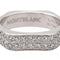 Bague 52 Montblanc 4810 - Bague alliance en or blanc 18 carats et diamants 58 Facettes 1747040CN