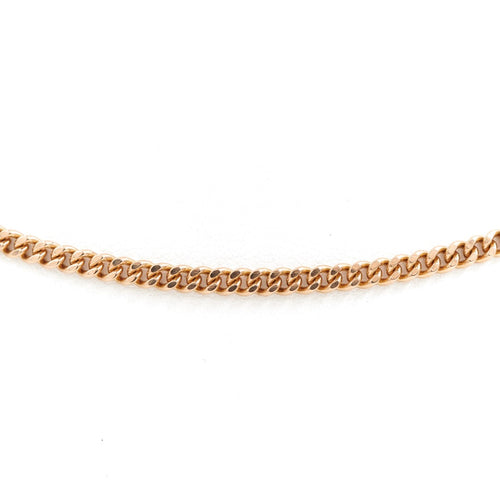 Collier Collier maille gourmette en or jaune 18 carats 58 Facettes 1751324CN