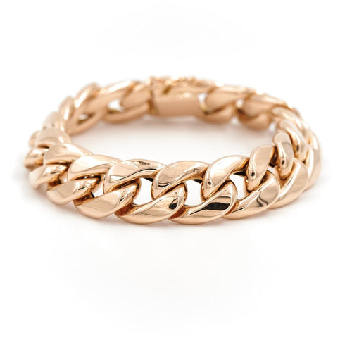 Bracelet Bracelet maille gourmette en or jaune 18 carats 58 Facettes 1752248CN