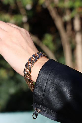 Bracelet Bracelet maille gourmette en or jaune 18 carats 58 Facettes 1752248CN