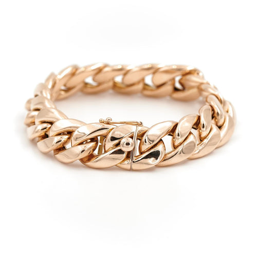 Bracelet Bracelet maille gourmette en or jaune 18 carats 58 Facettes 1752248CN