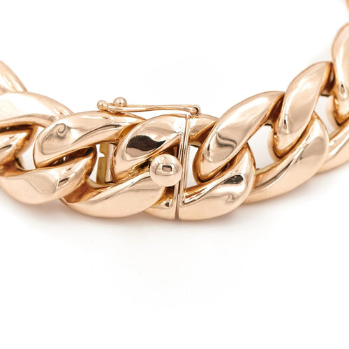 Bracelet Bracelet maille gourmette en or jaune 18 carats 58 Facettes 1752248CN