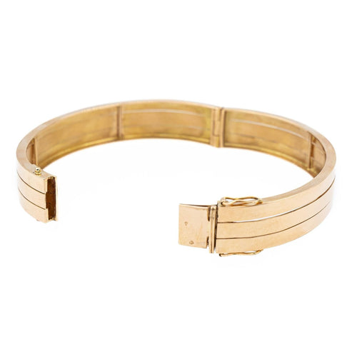 Bracelet Bracelet jonc en or jaune 18 carats 58 Facettes 1752333CN