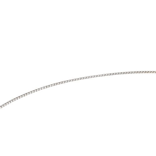 Collier Collier croix en or blanc 18 carats et diamants 58 Facettes 1752355CN