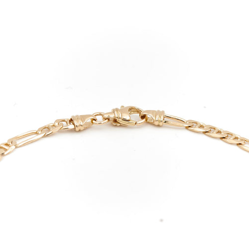 Collier Collier maille alternée en or jaune 18 carats 58 Facettes 1752495CN