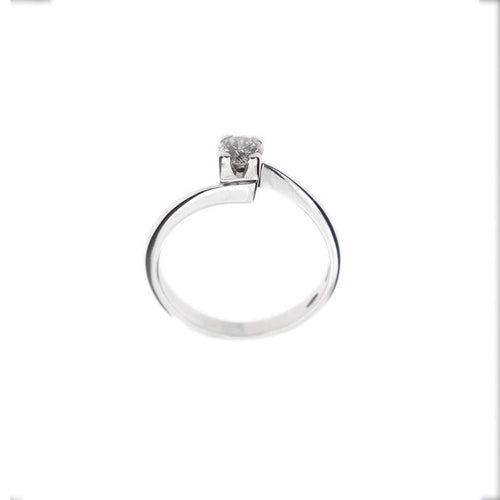 Bague 50 Chimento - Bague solitaire en or blanc 18 kt avec diamant 0,29 ct 58 Facettes 17757
