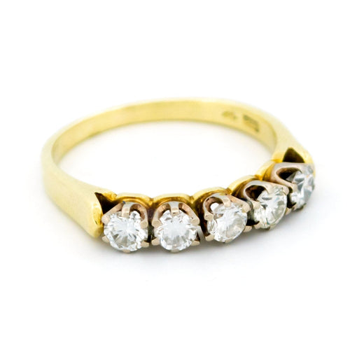 Bague 54.5 Bague entourage en or jaune et blanc 14k et diamants 58 Facettes 65A985610E5E486691ECF2936B872A70
