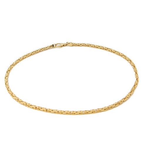 Collier Collier maille balinaise rectangulaire en or jaune 18 carats 58 Facettes 1818712CN