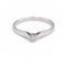 Bague 54 Bague solitaire en or blanc 18 carats sertie d’un diamant 58 Facettes 1820055CN