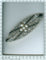 Broche Broche Art déco en argent sur or 18K, diamants, onyx et perles 58 Facettes 18309-0001